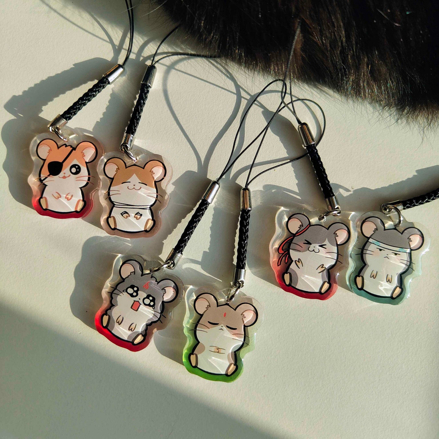 Danmei x hamtaro phonecharms