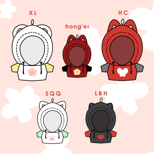 Plush doll hoodies [PO]