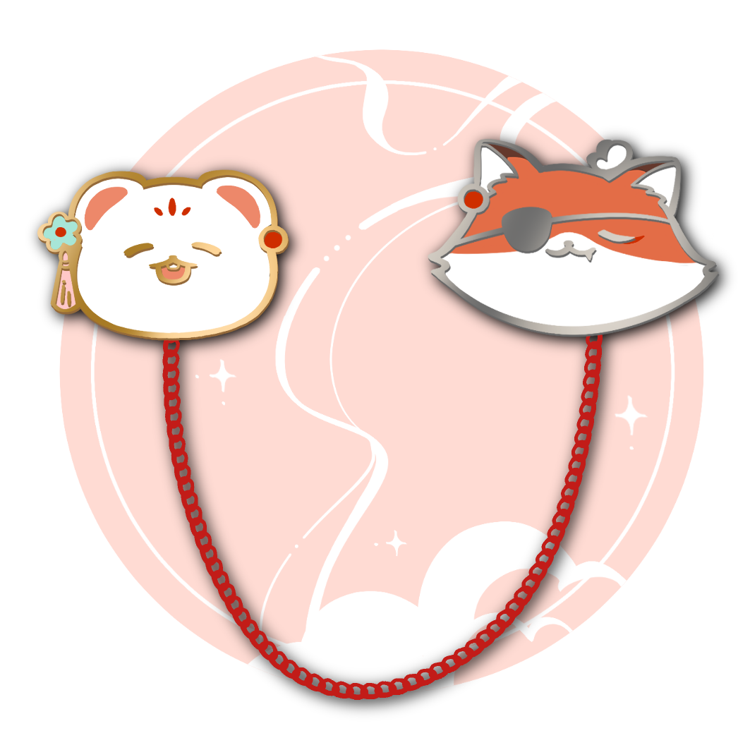 Ferretlian & foxcheng pins