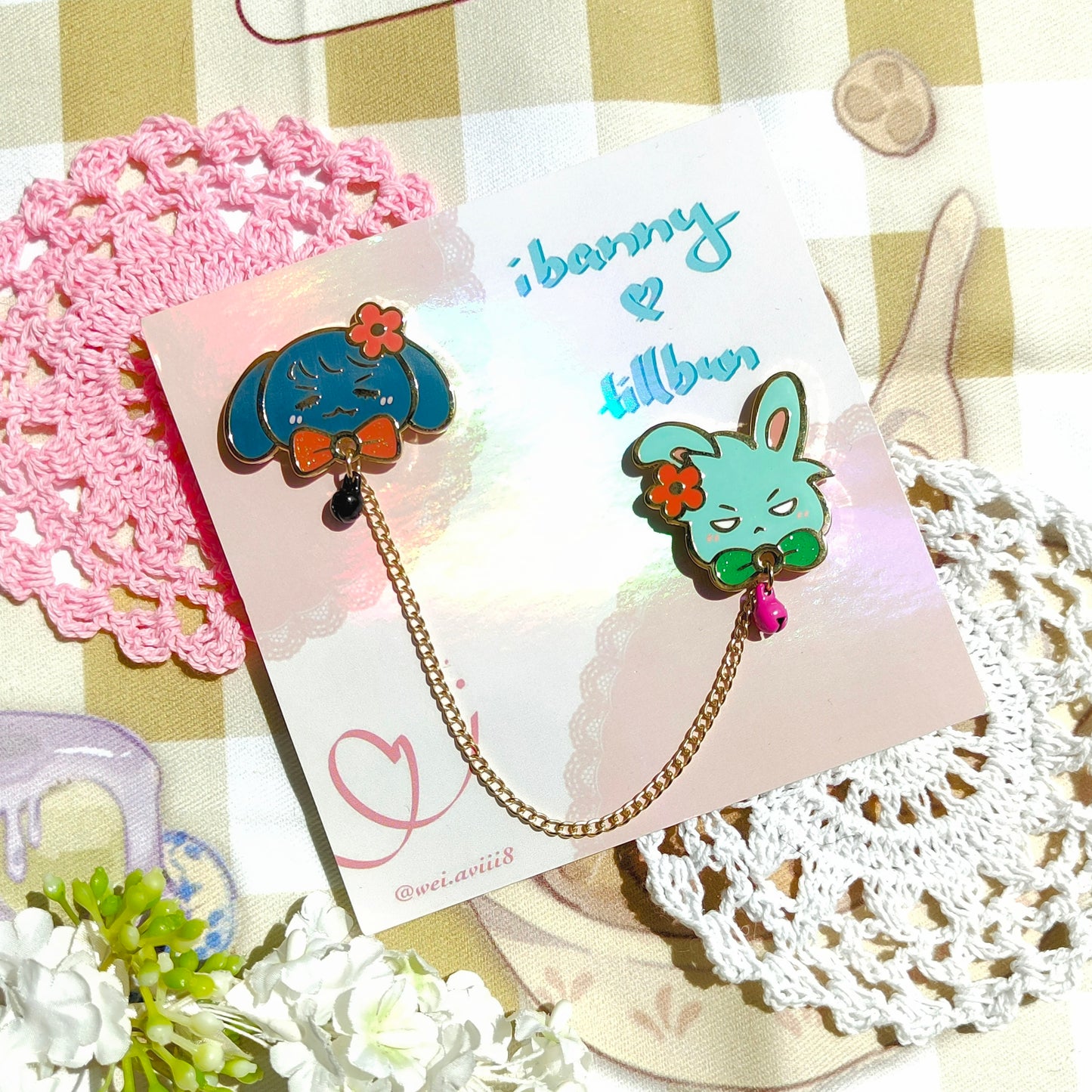 ibanny & tillbun pins