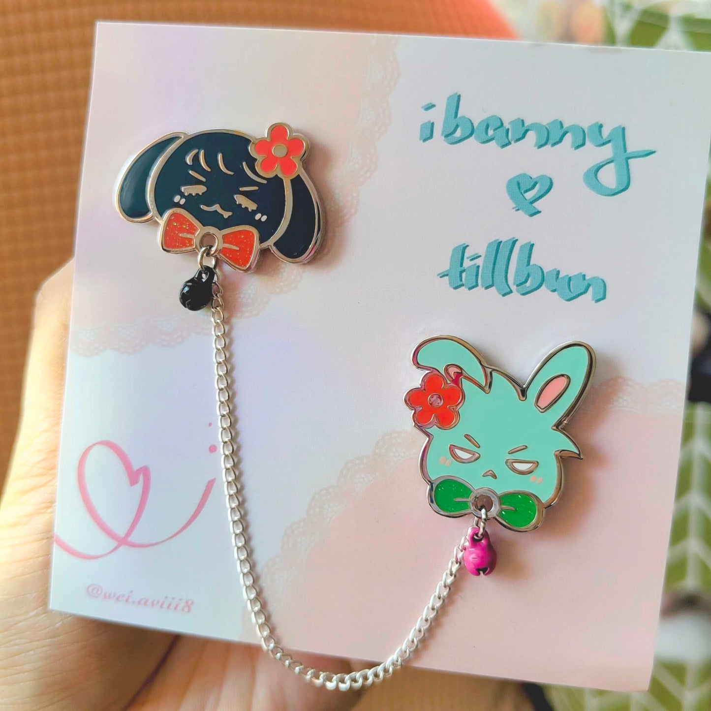 ibanny & tillbun pins