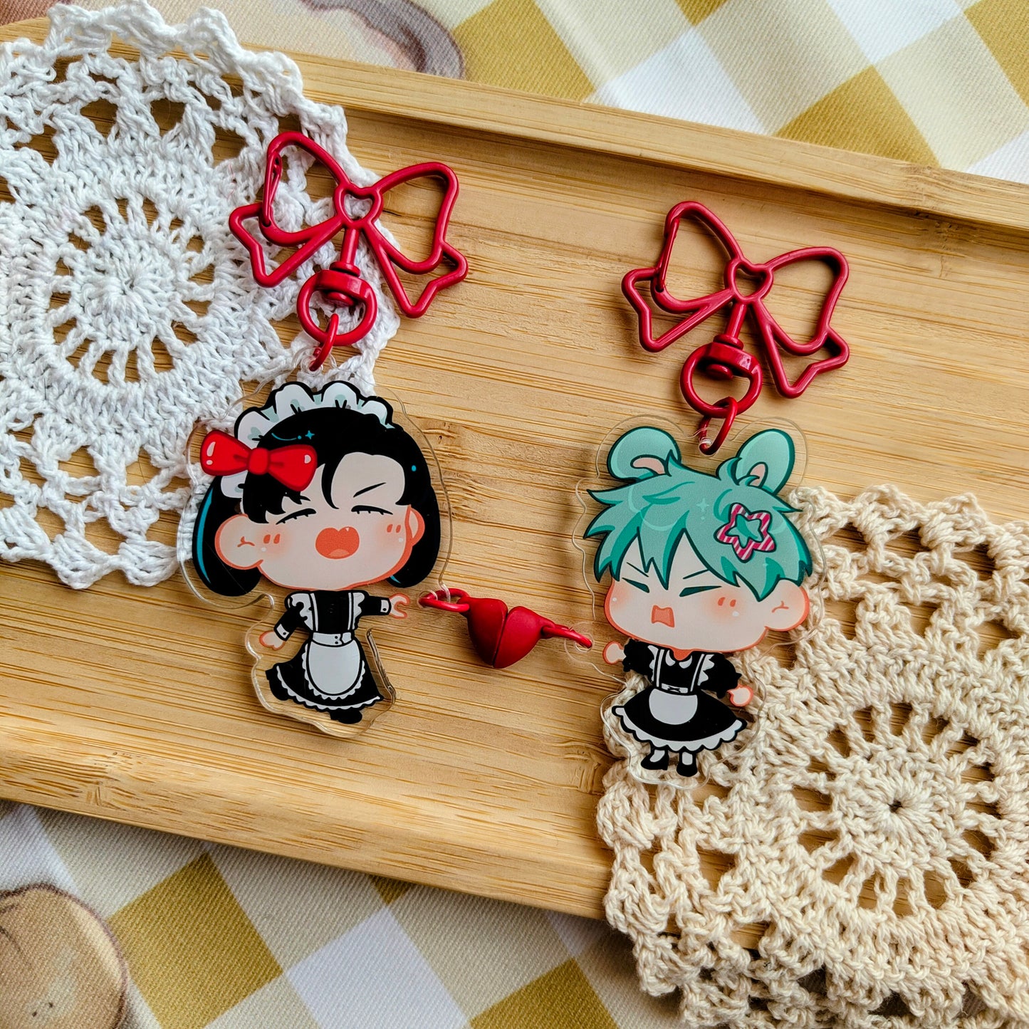maid ivantill magnet charms