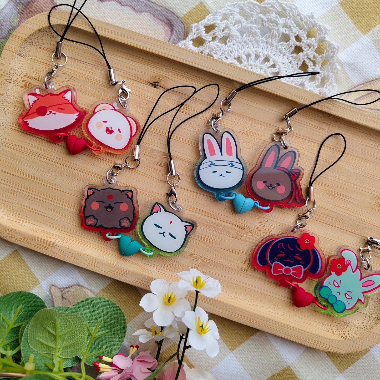 Magnet phone charms