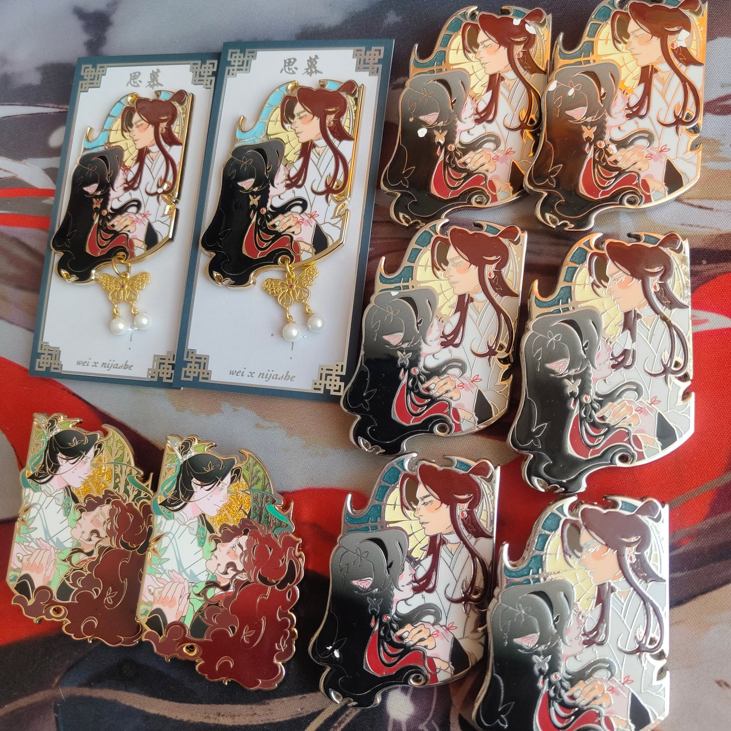 Heavily flawed/damaged pins