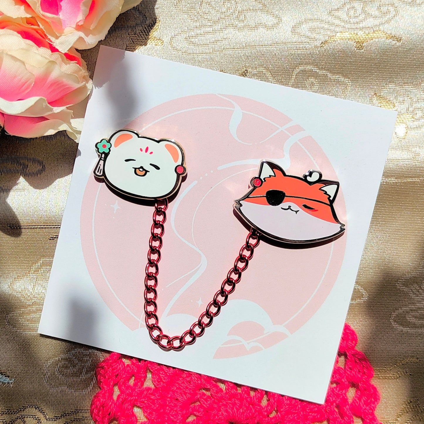 Ferretlian & foxcheng pins